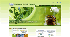 Desktop Screenshot of hindustanherbals.org