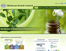 Tablet Screenshot of hindustanherbals.org